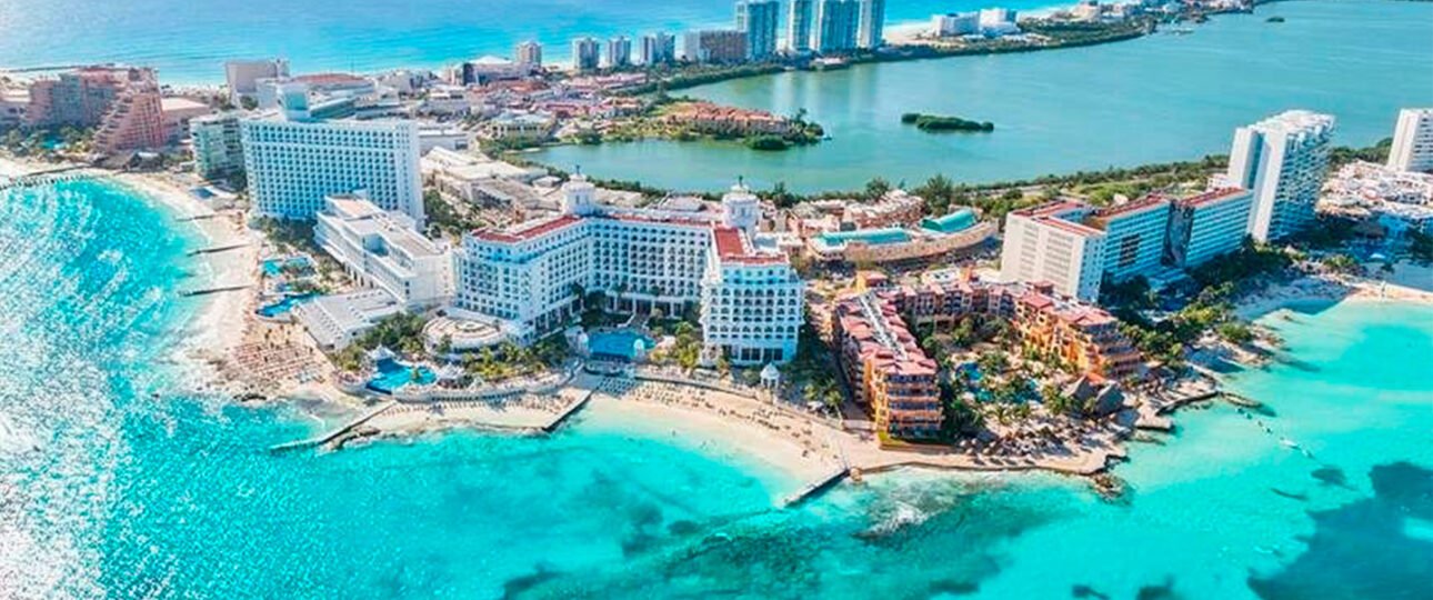 Cancun from the air