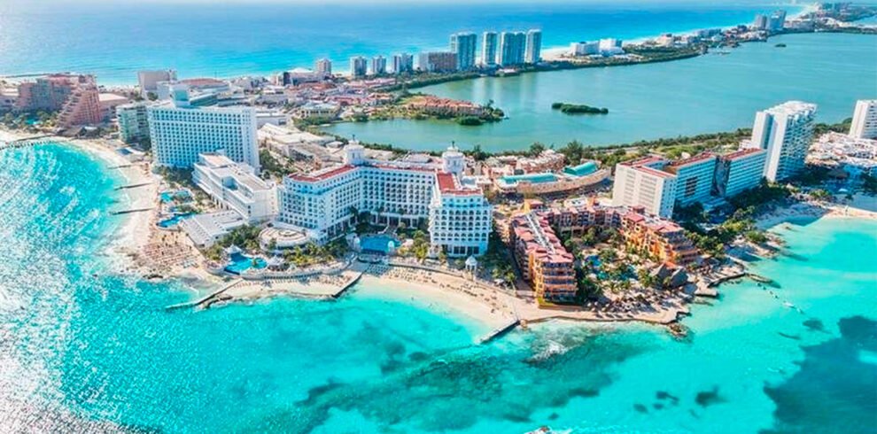 Cancun from the air