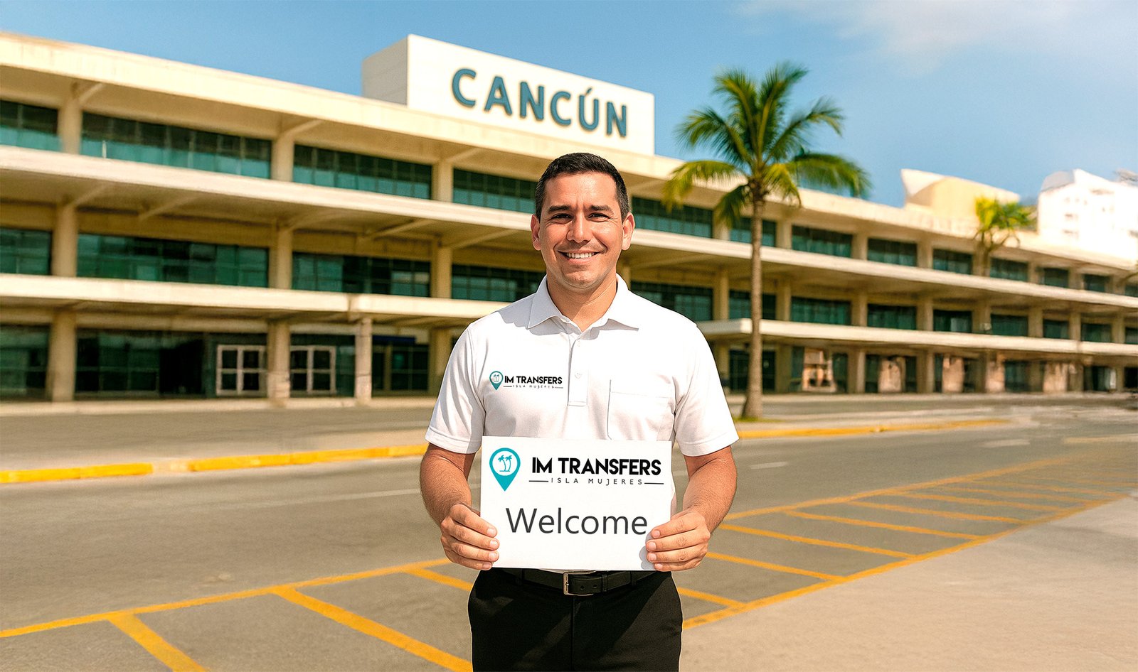 Isla Mueres Transfers Greeter at the airport